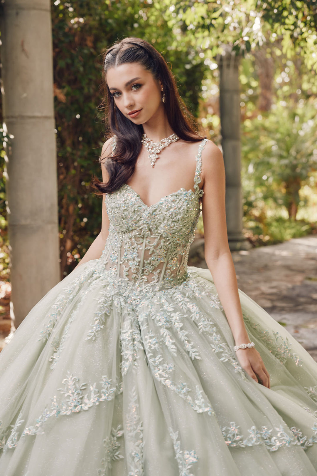 Juliet JT1450J ball gown front view