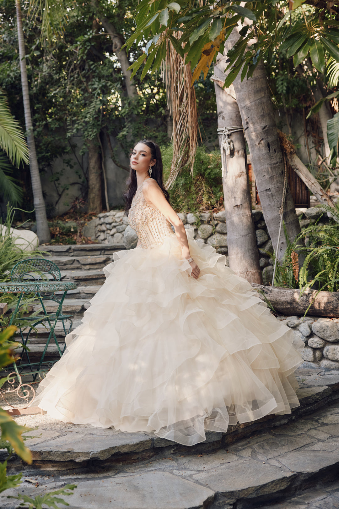 Juliet 1423 quinceanera ball gown front view