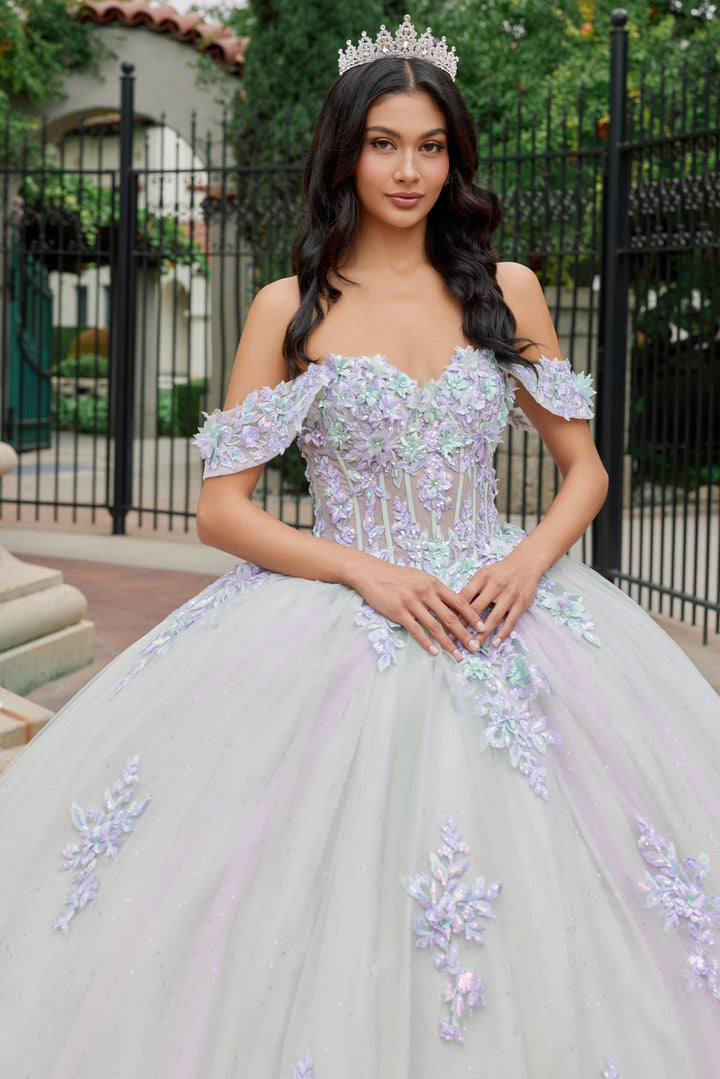 Juliet JT1479J quinceanera ball gown front view, option 3