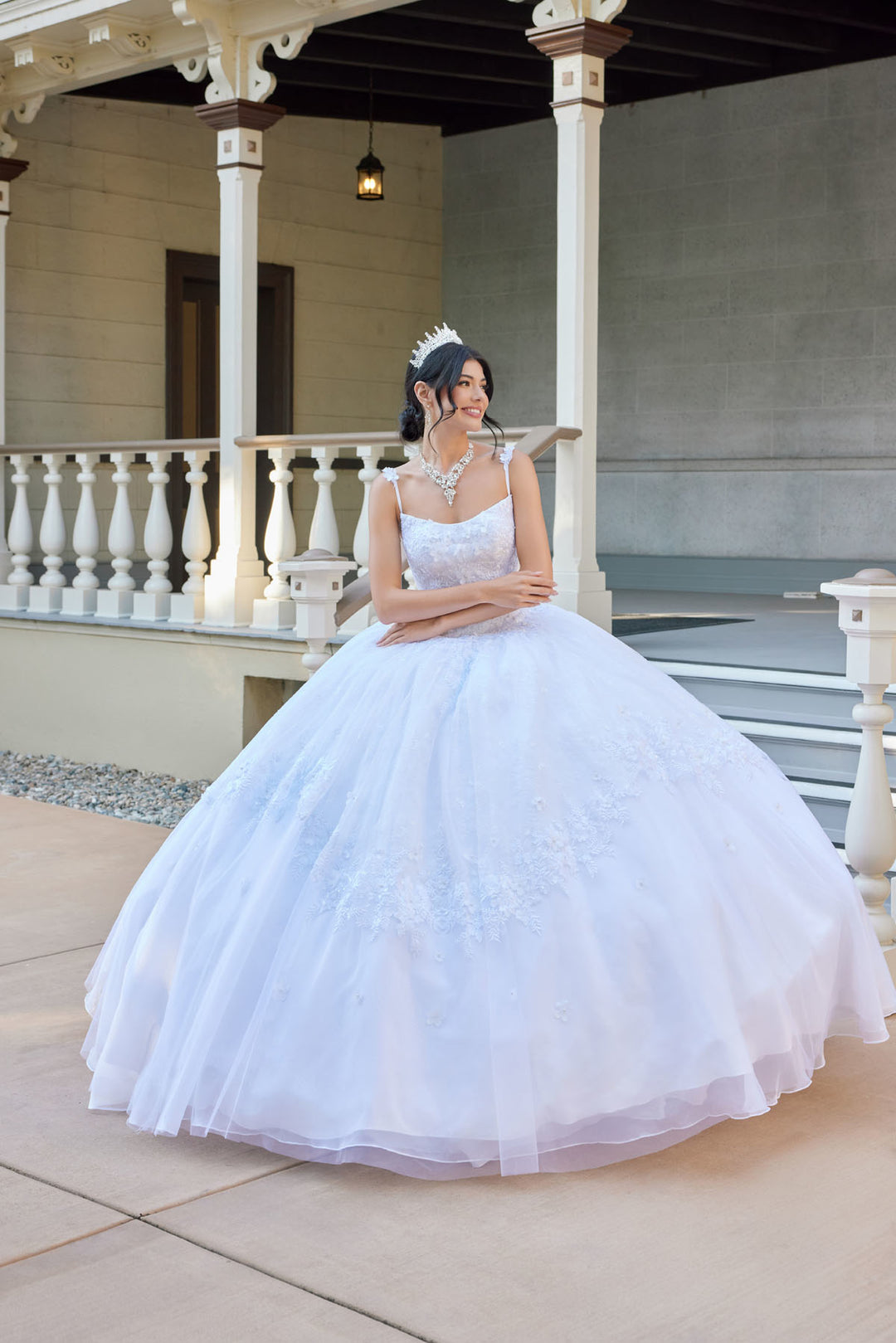 Juliet JT1496HW ball gown quinceanera dress front view