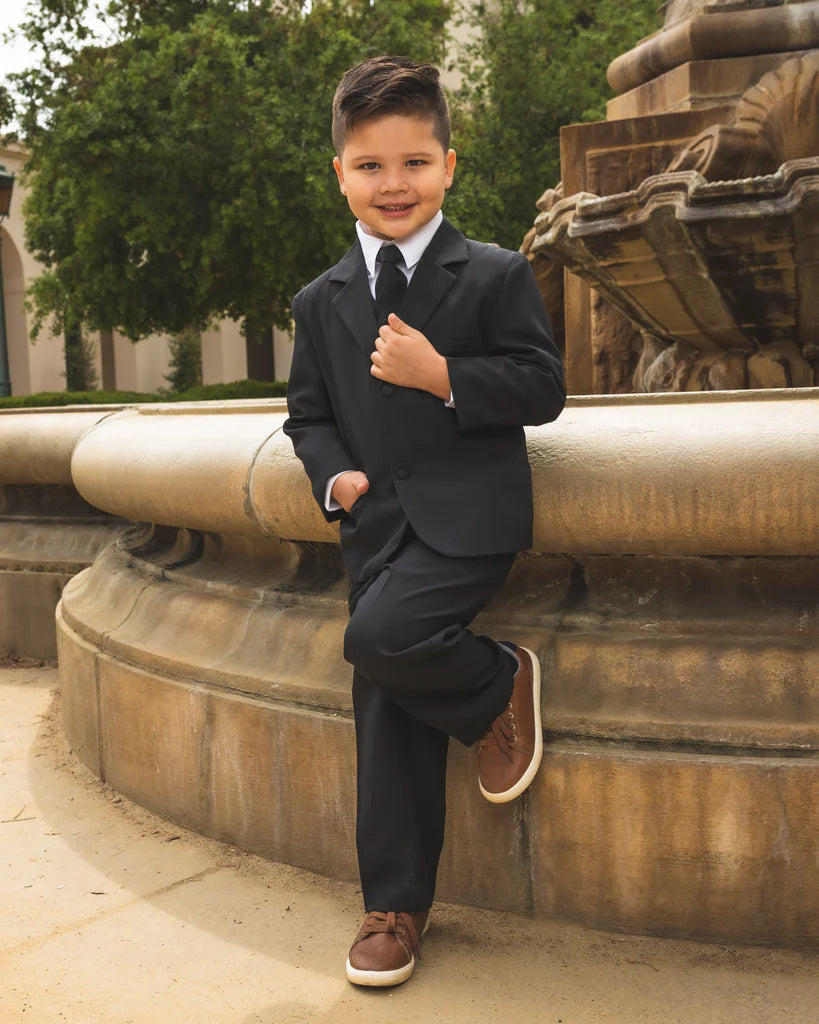 Peanut Butter Collection Joey Black suit - FOSTANI.com