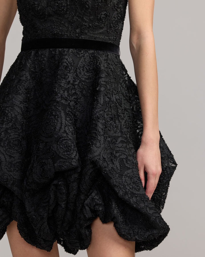 Mac Duggal 21416 Strapless Bubble Hem Mini Dress