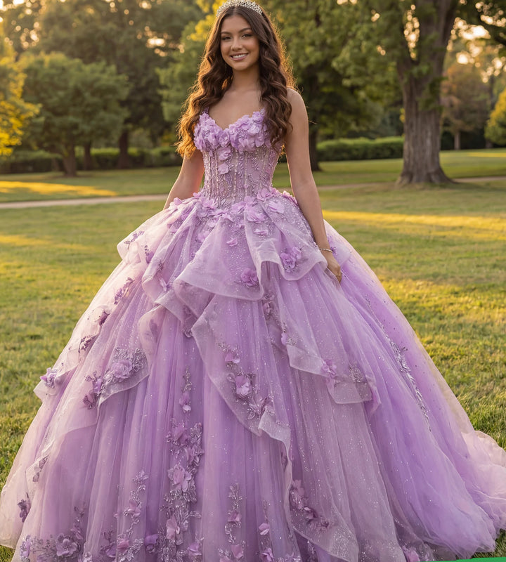 Jovani Q43810 Sweetheart Sleeveless Corset Quinceanera Dress