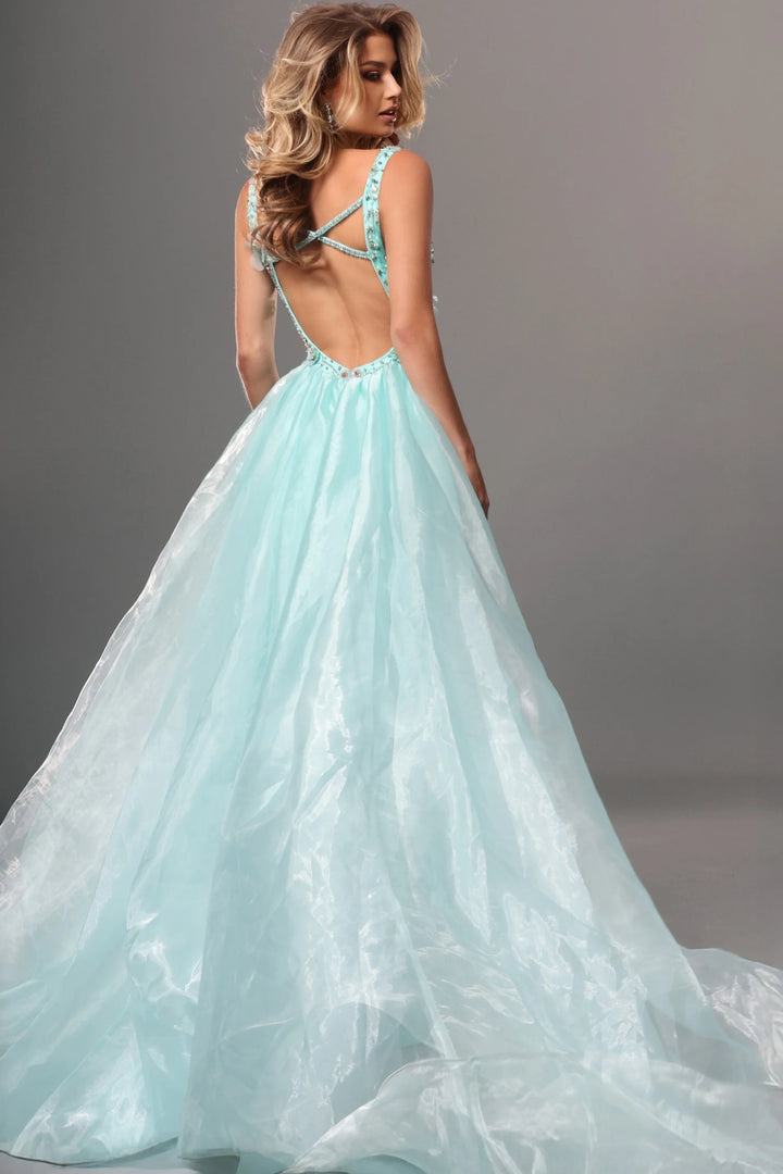 Jovani 51918 Crystal Beaded Pageant Dress