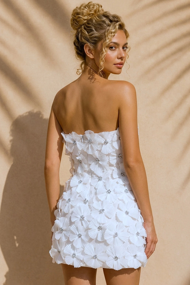 Jovani 52559 Sweetheart Strapless Fitted Bridal Shower Dress