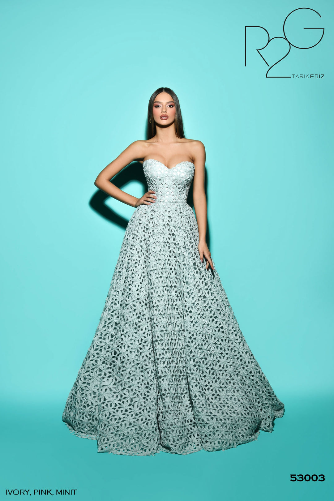 TARIK EDIZ 53003 DRESS - FOSTANI