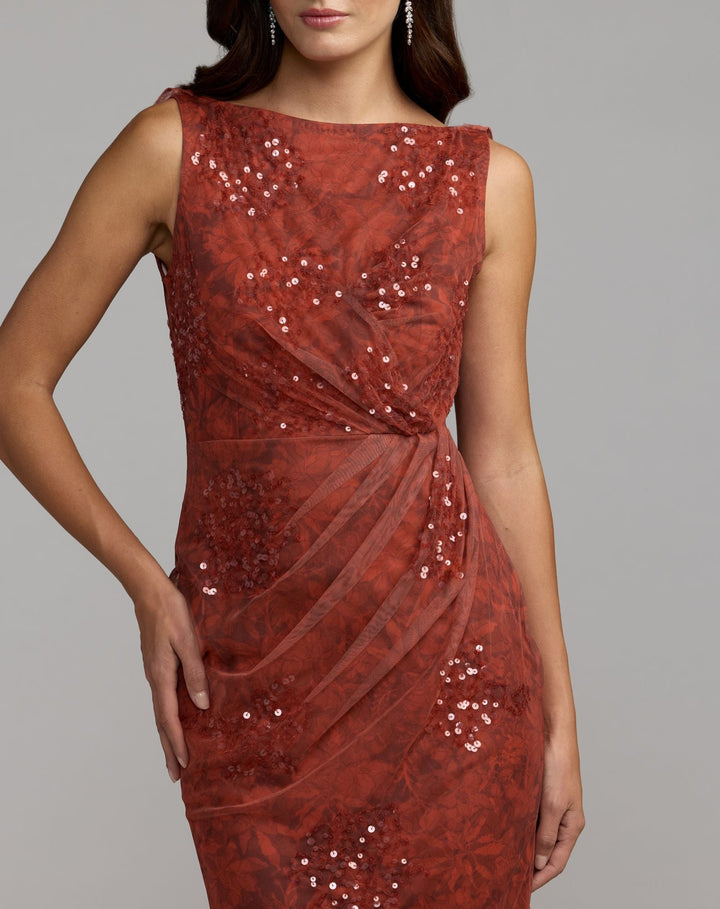 Mac Duggal 94263 Floral Embellished Column Dress