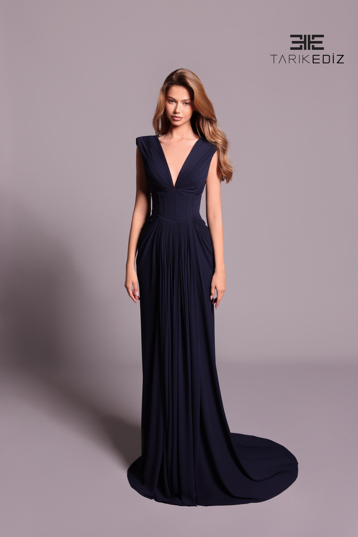 Tarik Ediz 99073 Dress - FOSTANI.com