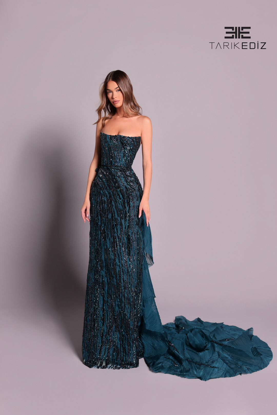 Tarik Ediz 99153 Dress - FOSTANI.com