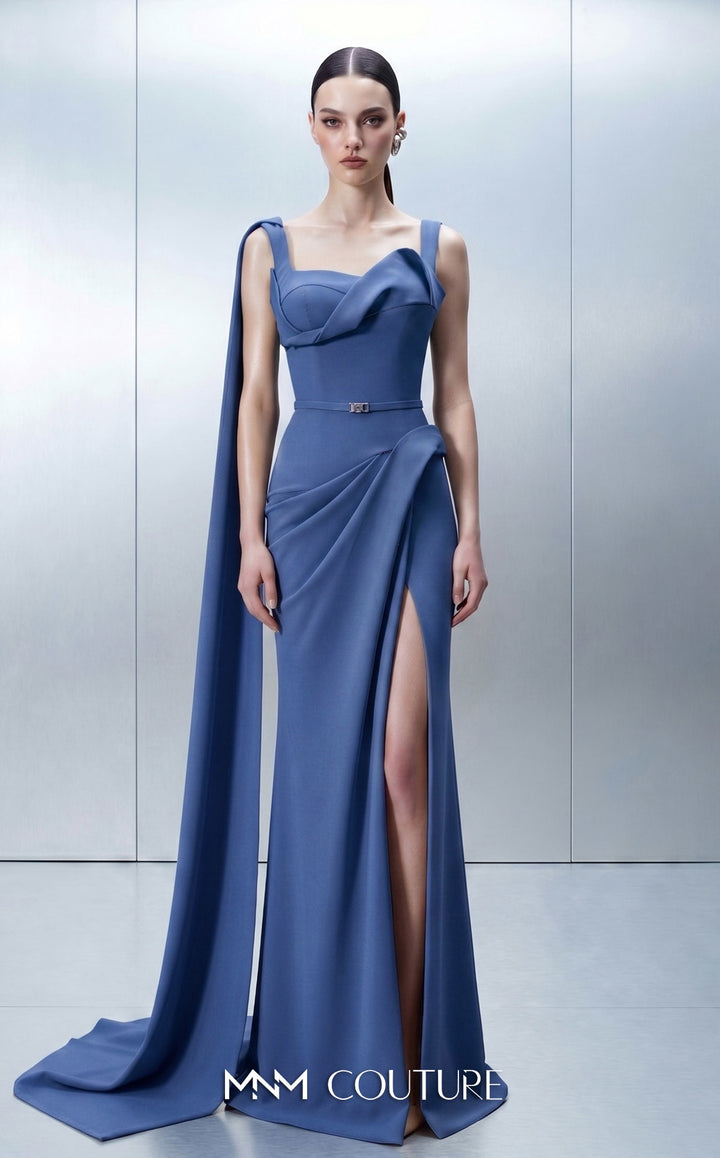 MNM Couture E0168 gown, front view alternate colourway