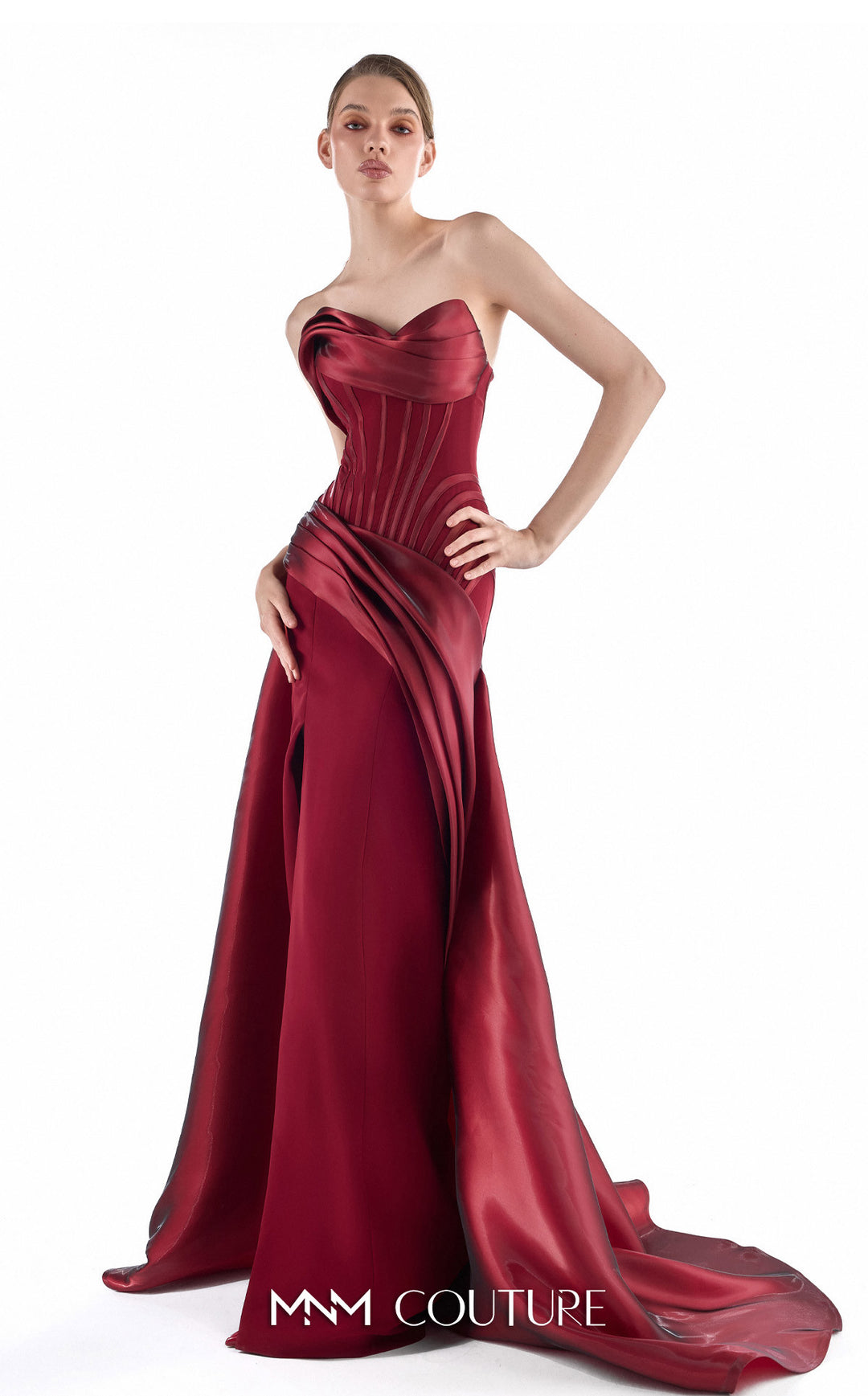 Gaby Charbachy G2218 couture gown, full-length front view