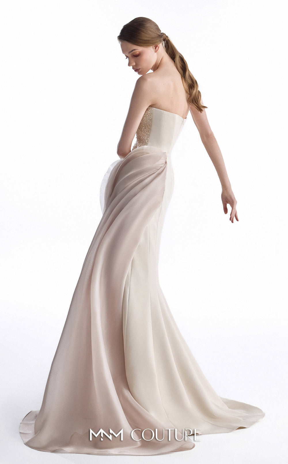 Gaby Charbachy G2251 couture gown, back view