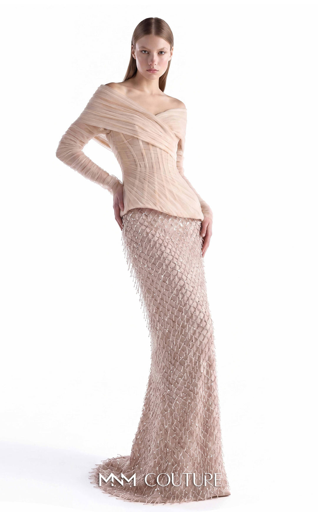 Gaby Charbachy G2255 couture gown, front view