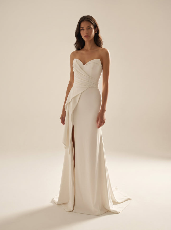 Modessa Couture M26718 Sweetheart Strapless Structured Dress