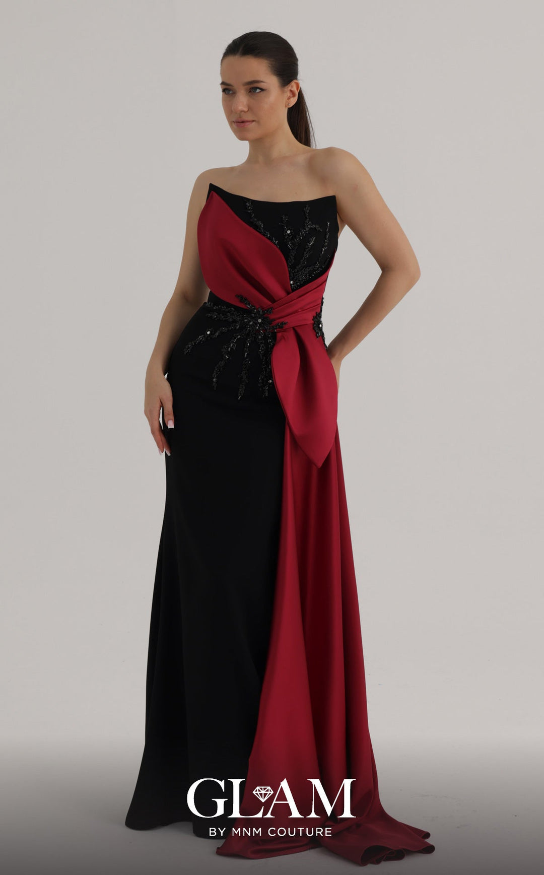 MNM Couture O07861 Sleeveless Mermaid Couture Dress