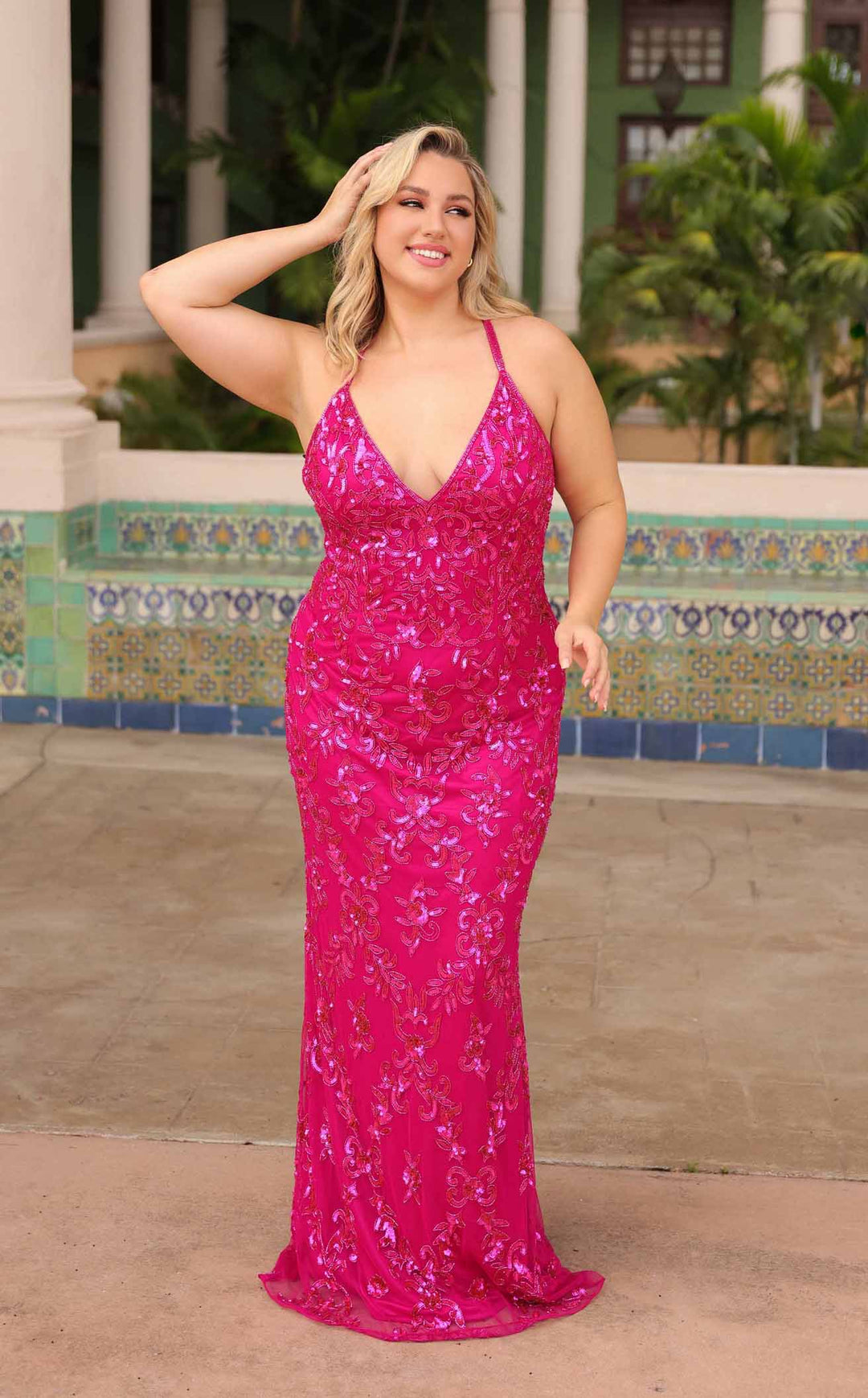 Primavera  14043  Dress - FOSTANI.com