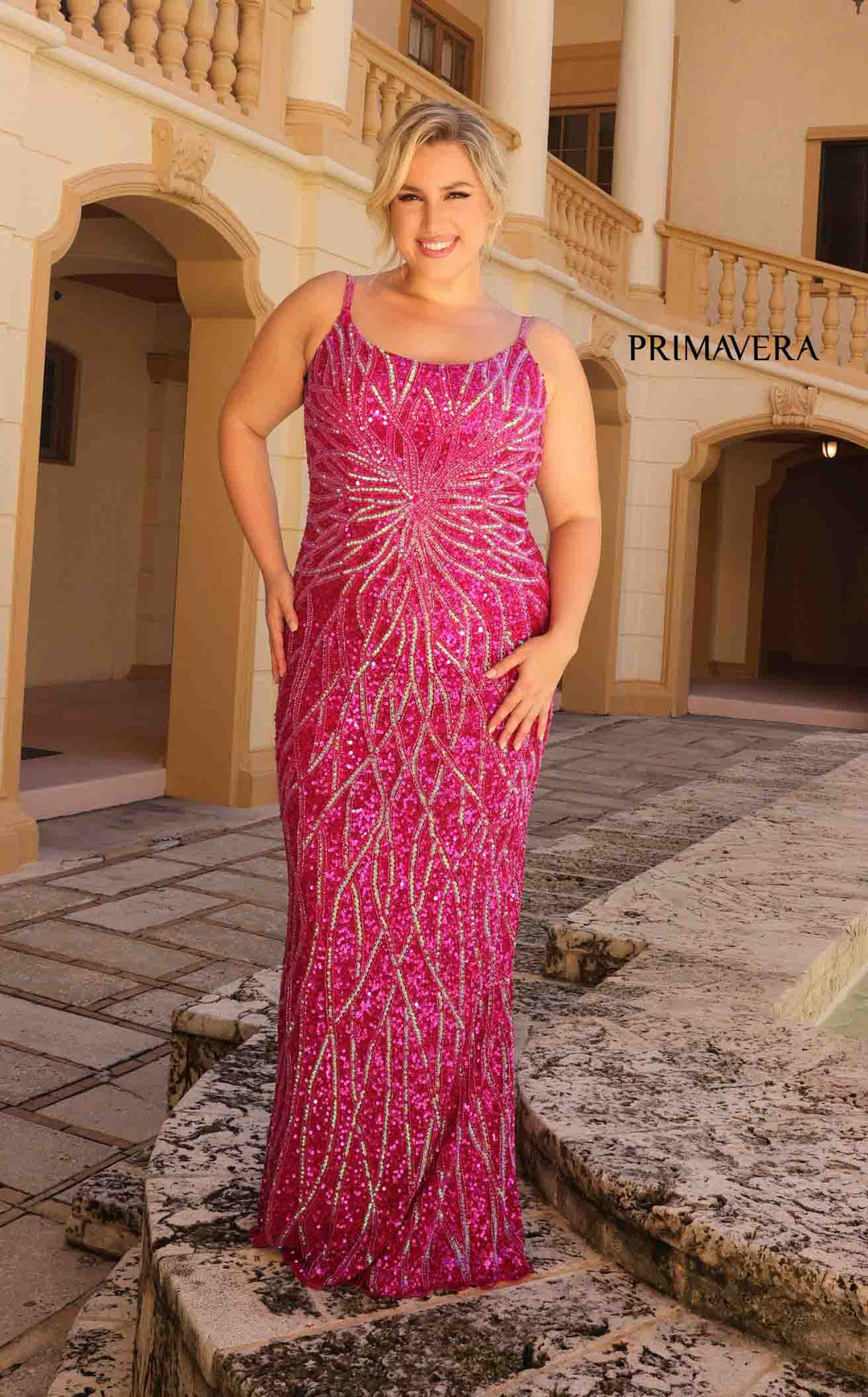 Primavera  14045  Dress - FOSTANI.com