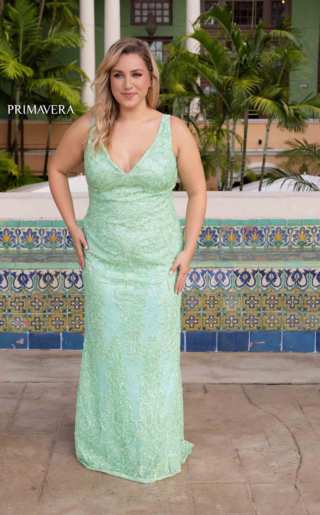 Primavera  14048  Dress - FOSTANI.com
