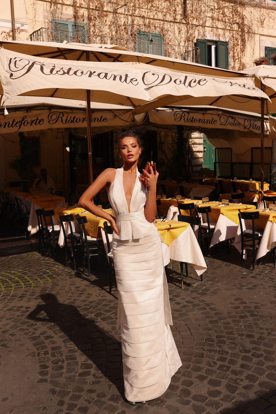 Tarik Ediz 98819 Dress - FOSTANI.com