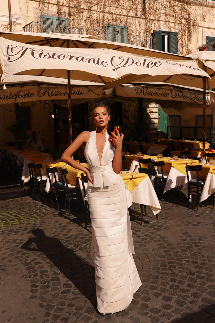 Tarik Ediz 98819 Dress - FOSTANI.com