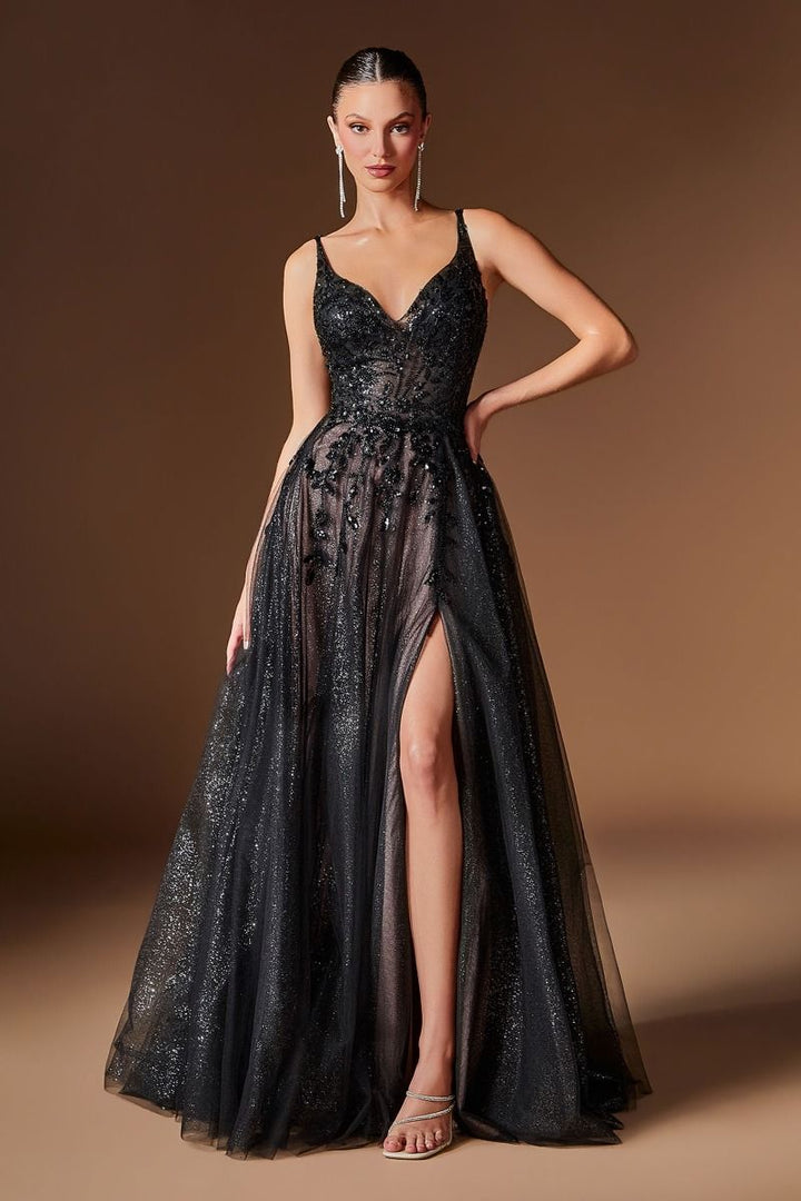 Ladivine CD2412 Sweetheart Corset A-Line Dress