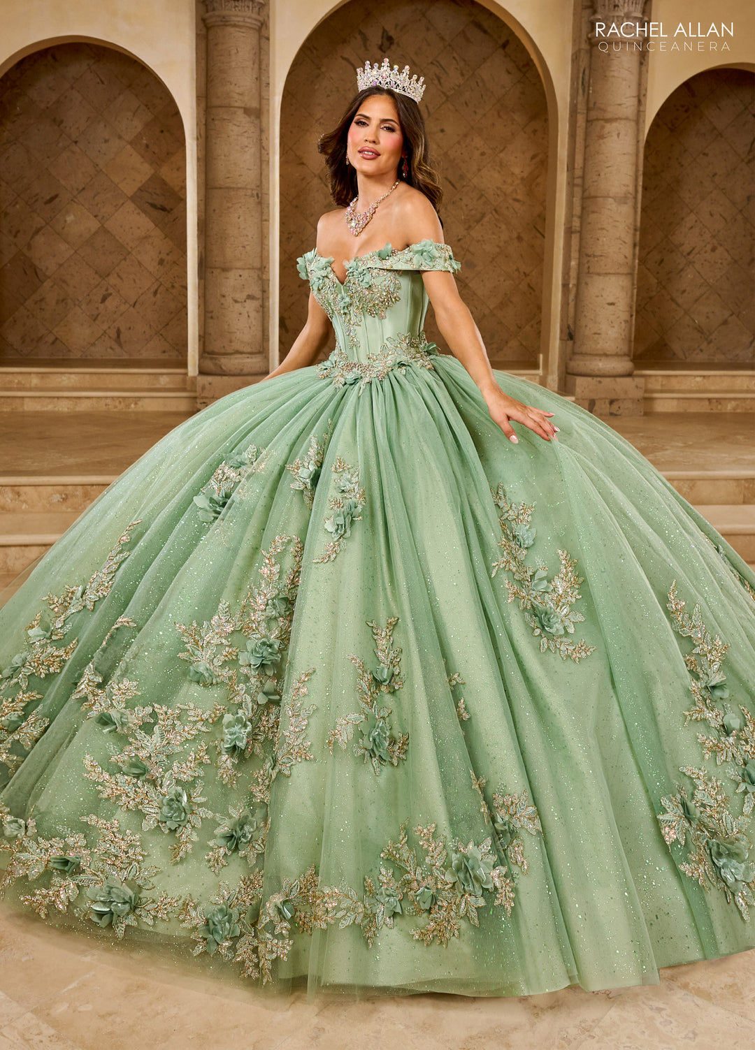 Rachel Allan RQ2210 Dress - FOSTANI.com