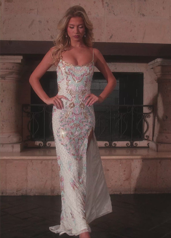 Rachel Allan 70734 Beaded Shimmer Prom Dress 2026