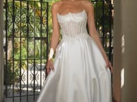 Ladivine CC511W Sweetheart Neckline Strapless Corset Bridal Dress