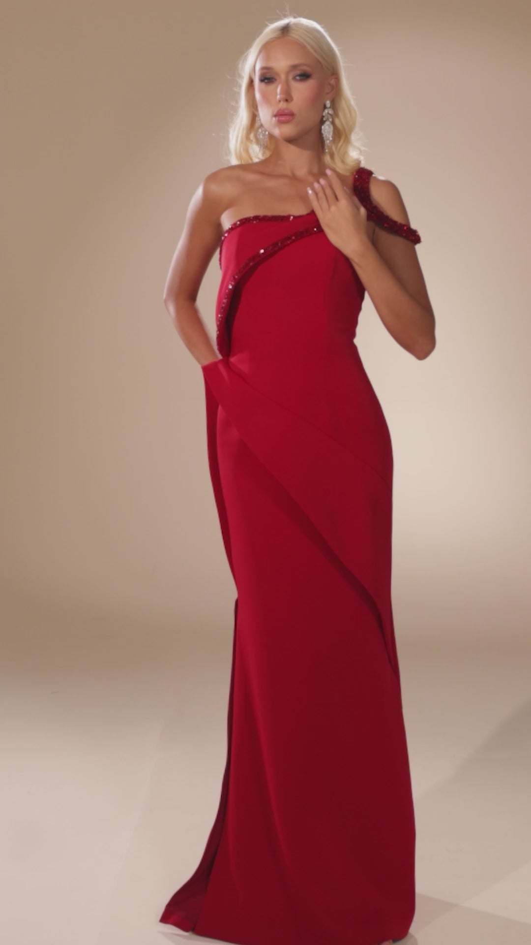 Abdo Aoude D20 One-Shoulder Couture Dress