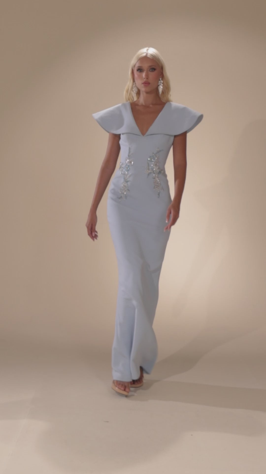Abdo Aoude D26 Mesh Mermaid Couture Dress