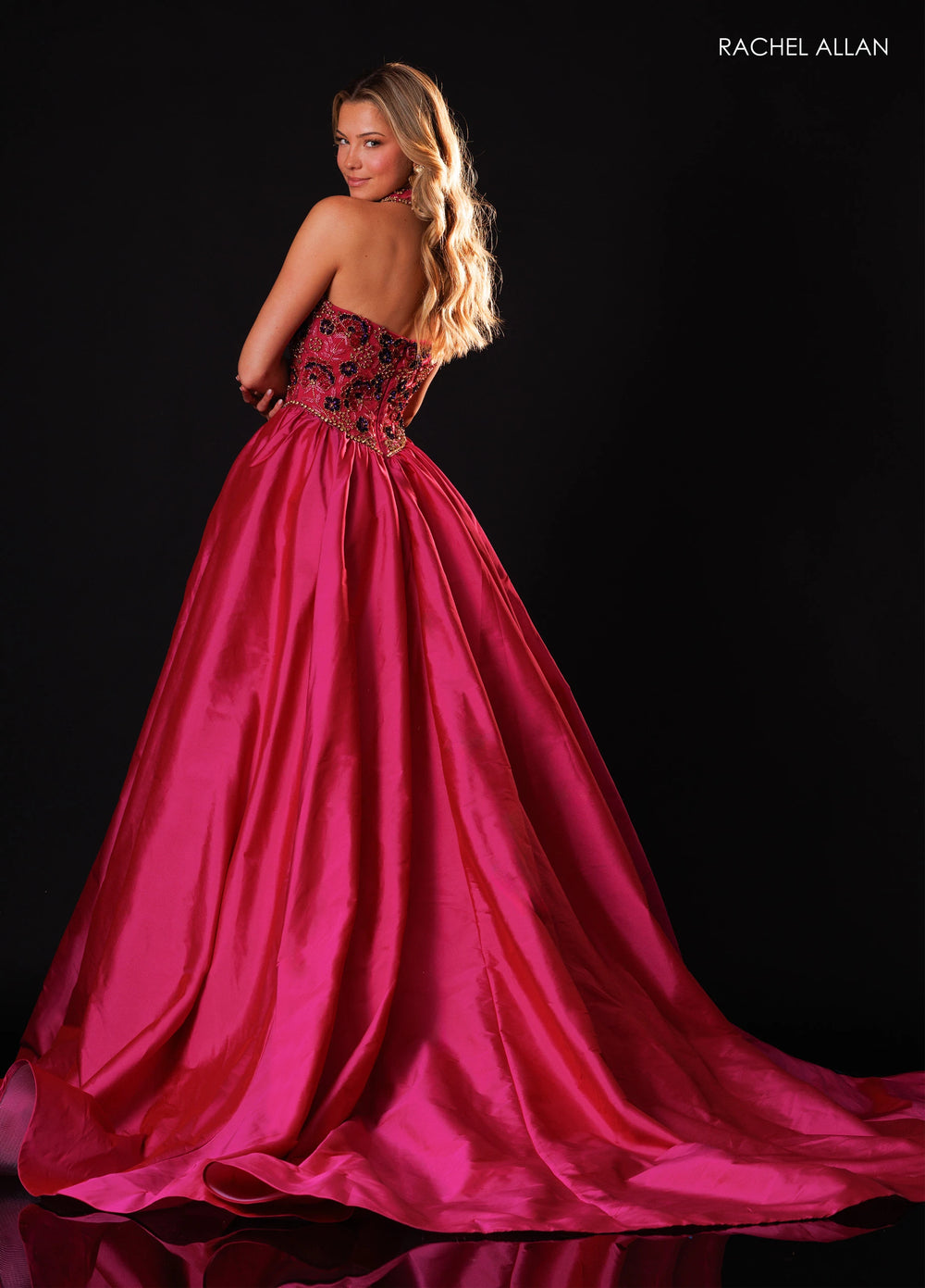 Rachel Allan 50423 Strapless Ball Gown Pageant Dress - FOSTANI.com
