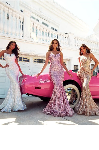 Shop 2023 stunning unique prom dresses from Portia & Scarlett brand