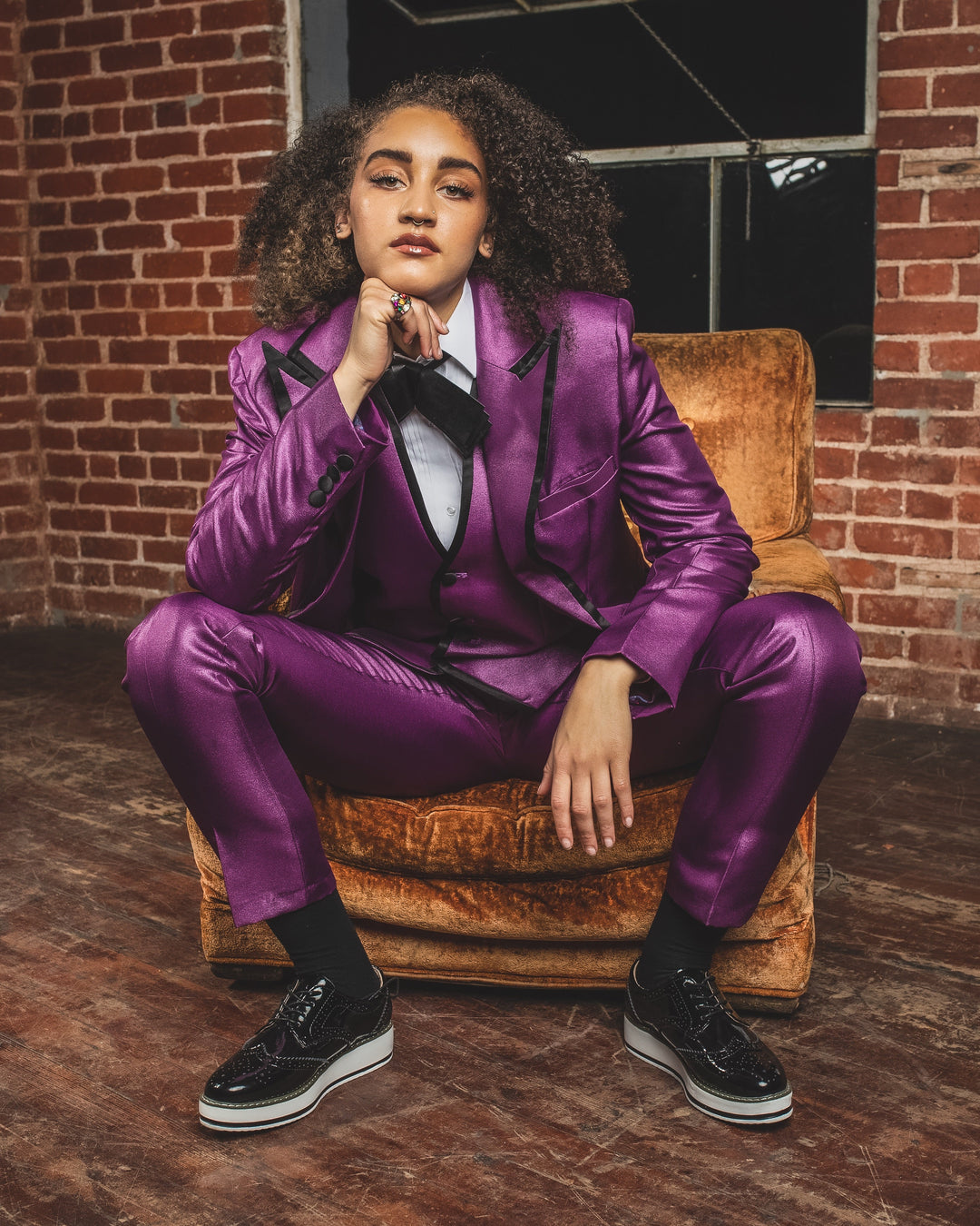 Peanut Butter Collection B- Vice Purple suit - FOSTANI