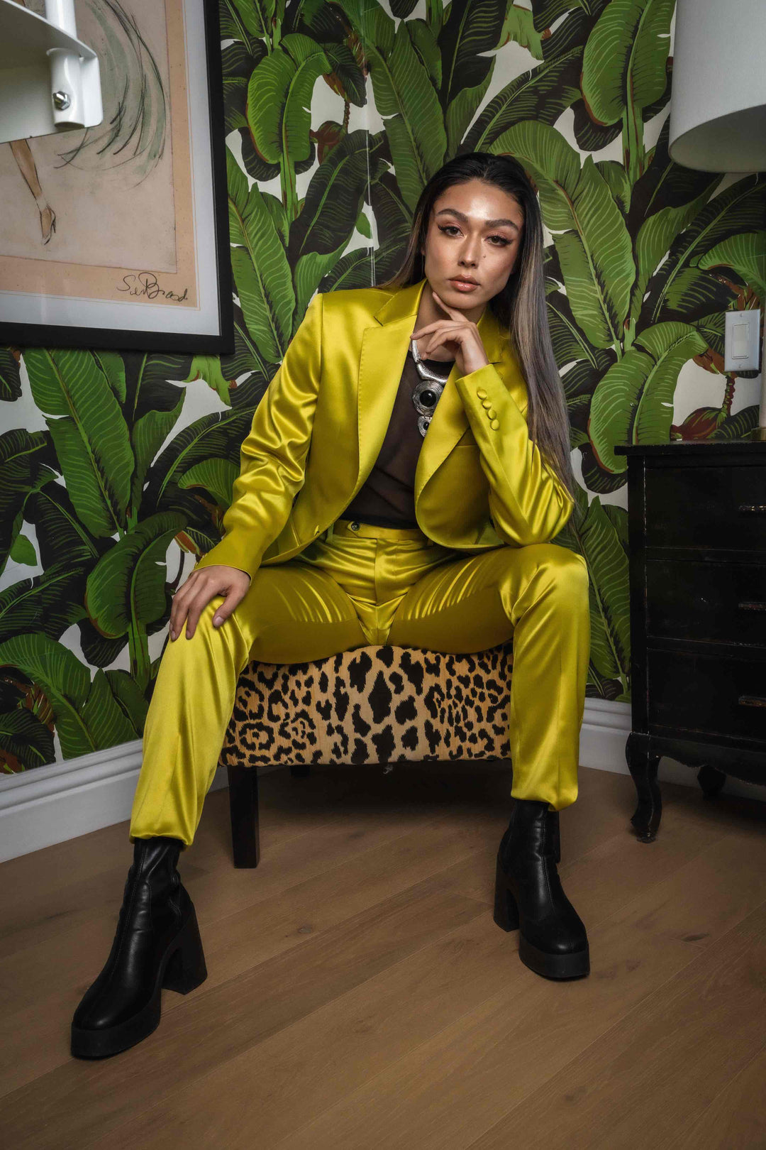 CLEO By Peanut Butter Collection Osiris Pharaoh Yellow Suit - FOSTANI
