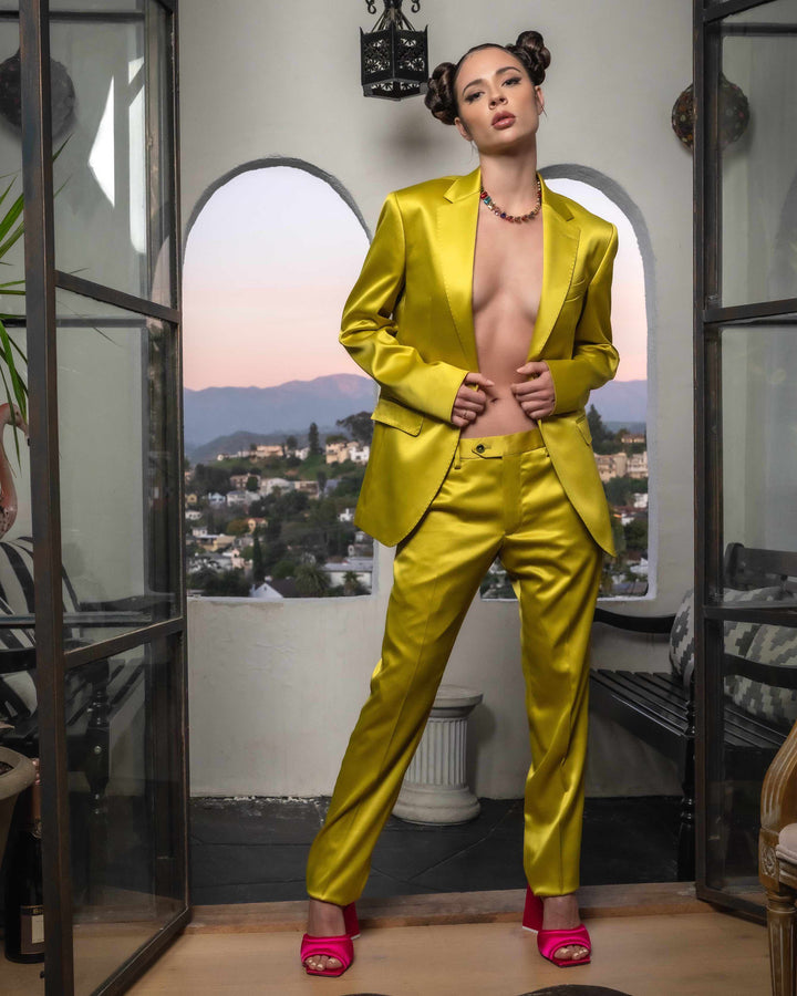 CLEO By Peanut Butter Collection Osiris Pharaoh Yellow Suit - FOSTANI