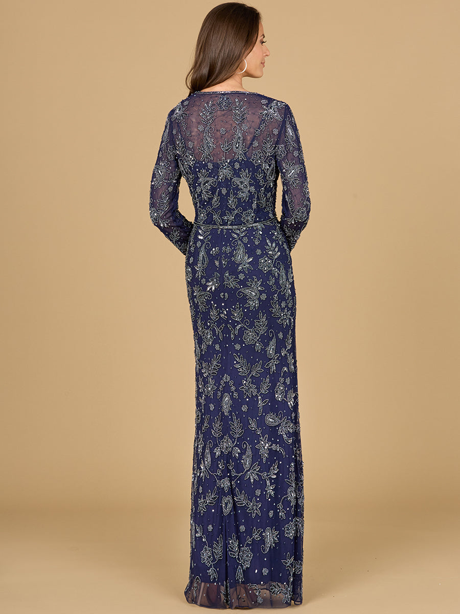 Lara 29075 - Sheath Gown with Long Sleeve Jacket - FOSTANI
