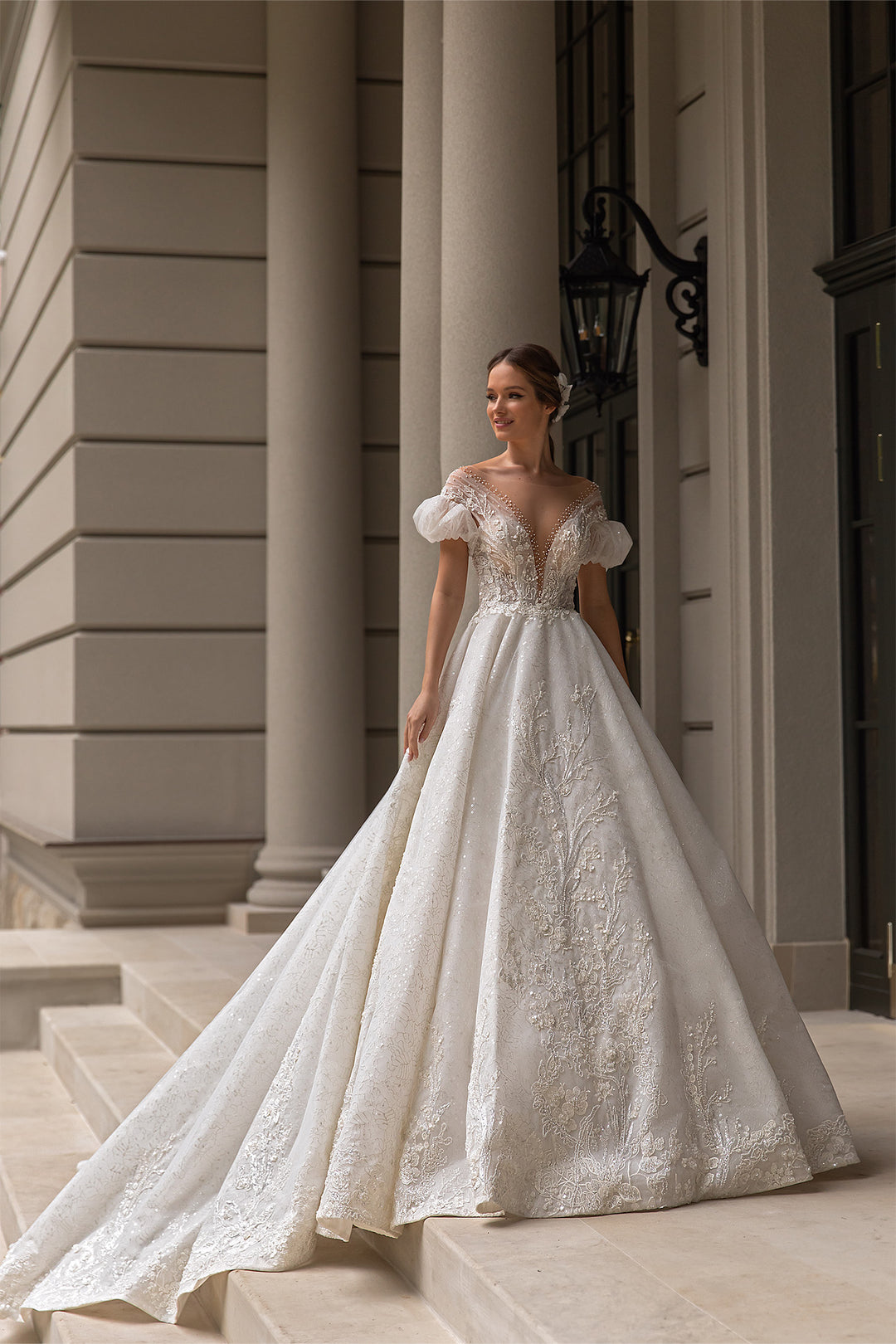 Maria Anette 5320 with Veil - FOSTANI