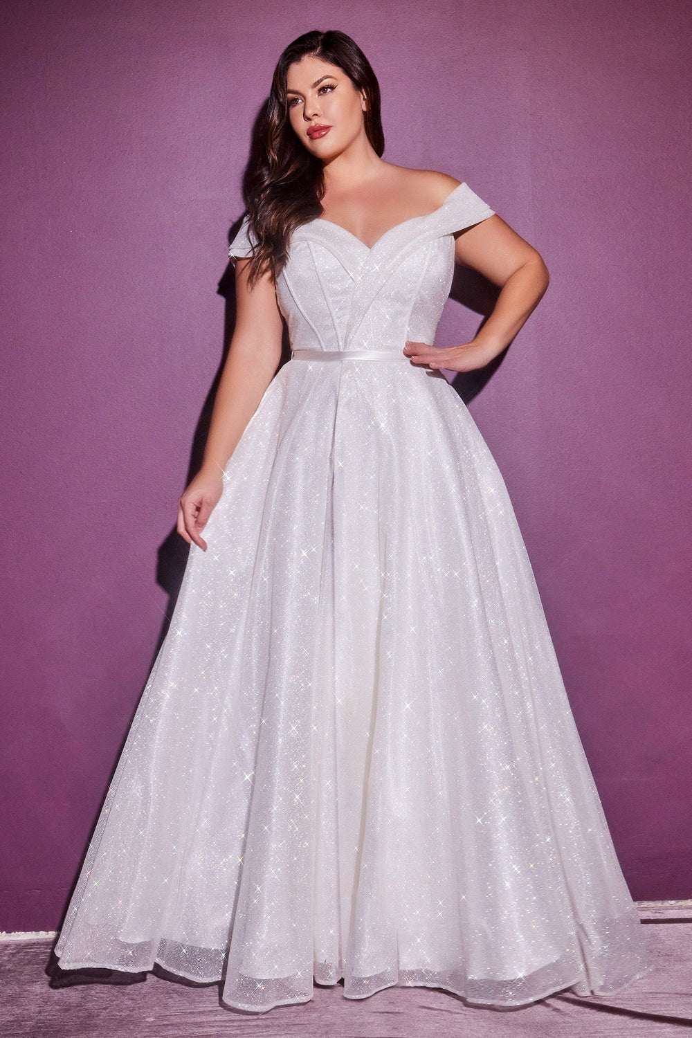 Cinderella Divine CD214W Dress - Long Formal Dresses FOSTANI